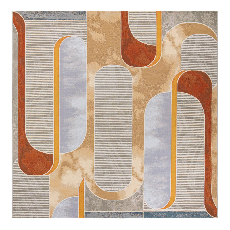 Keazia Indoor/Outdoor Area Rug, Square 10'