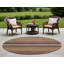 Tapis d'intérieur rond 8 po