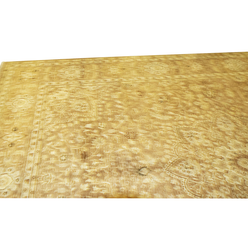 High-Quality Hand-Knotted Brown Area Rug