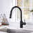 Pull Down Single Handle Kitchen Faucet-15858015