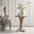 Martha Stewart Fatima Round Pedestal End Table