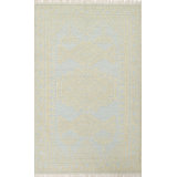 Momeni Bristol Traditional Medallion Blue Area Rug