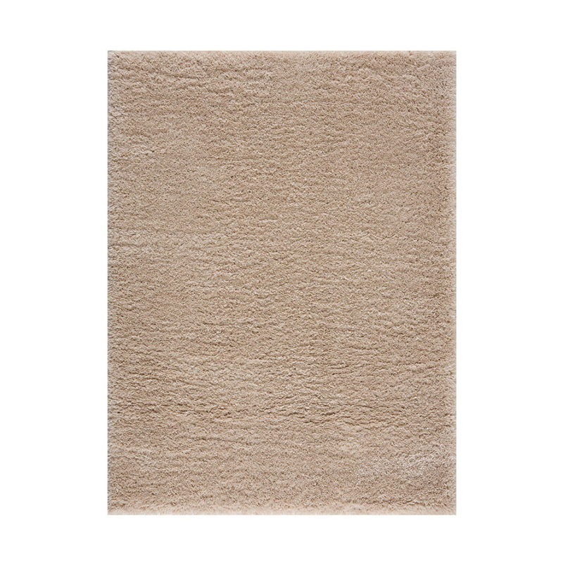 Soft Polyester Shag Area Rug, Rectangle 5'3" x 7'