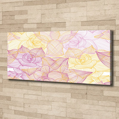 Floral Pattern - Wrapped Canvas Print