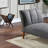 Polyfiber 2Pc Sectional Sofa Set Living Room Furniture Solid Wood Legs Plush Couch Adjustable Sofa Chaise (Sectional)-1322686453