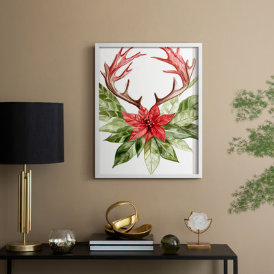 «Christmas Holiday Art DCCCL III», reproduction d'art encadrée - bois massif