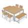 Travira 8 - Person Square Outdoor Dining Set