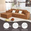 Canapé-lit modulaire Boneless Corduroy-2065167717