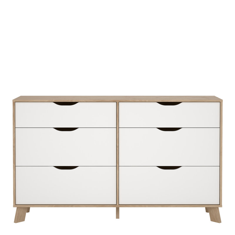 Rehansh 155.7cm W 6 - Drawer Chest of Drawers