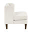 Meuble de salon moderne en velours côtelé avec coussin de chaise-133181074