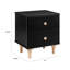Table de chevet 2 tiroirs avec port USB Lolly-64242250