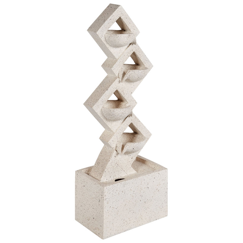 SHEGAR Weather Resistant Floor Fountain with Light
