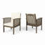 Ensemble de 2 fauteuils club Acacia Mp2