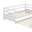 Un ensemble de lit de jour avec un cadre de lit gigogne sous le lit, taille simple-30987103