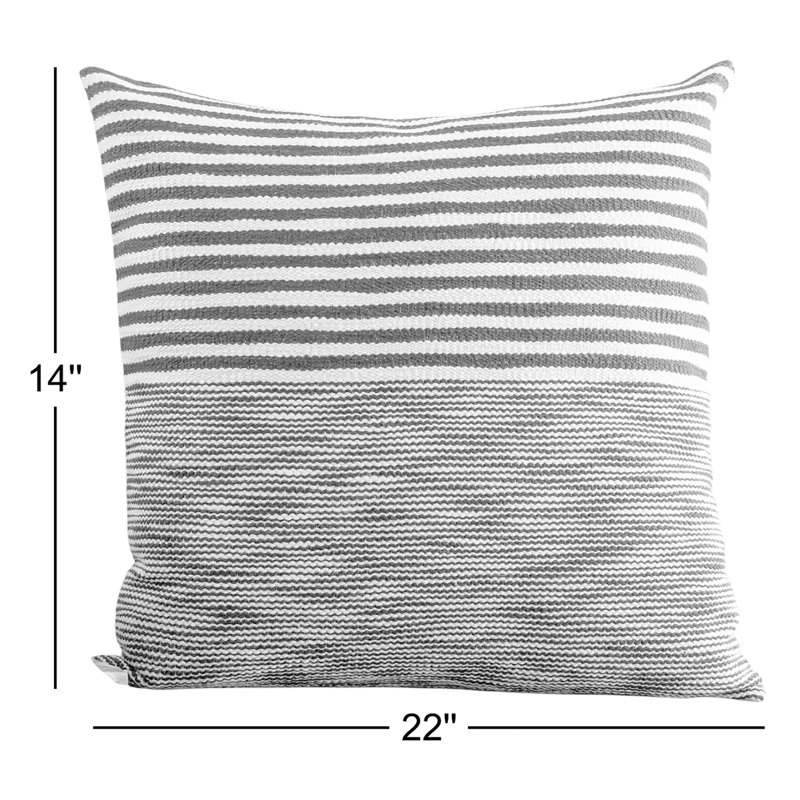 Coussin lombaire rectangulaire 100% coton Rhoda, Polyester / Bourre en polyester