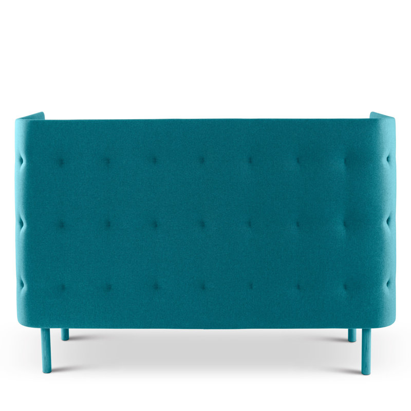 QT Lounge Sofa, Teal/Dark Gray