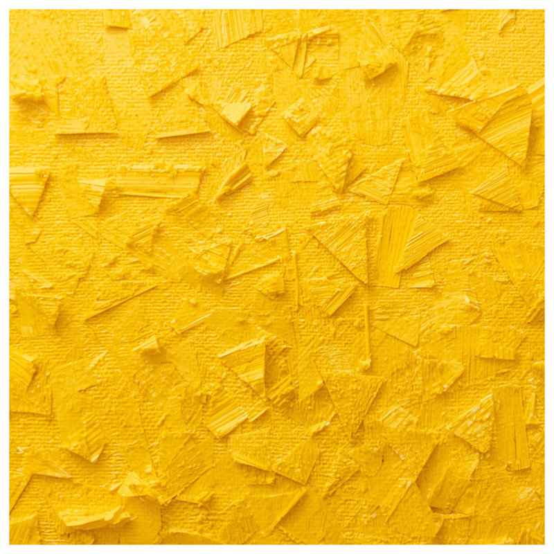 Tapis de bain texturé jaune abstrait, 34 po L x 21 po L