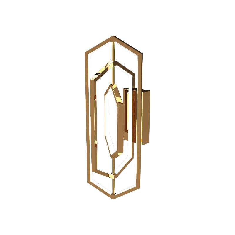Hexa Verge Hexagon LED Wall Sconce