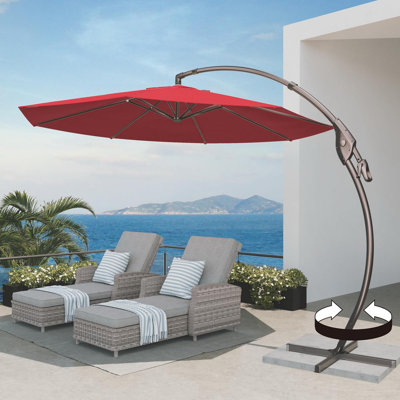 Harishan 19.29'' Cantilever Umbrella