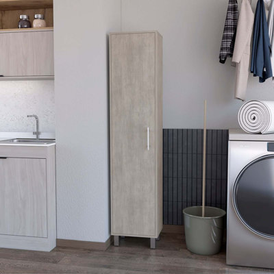 Armoire 1 porte avec 3 porte-balais
