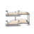 Système d'organisation d'angle coulissant Contemporary Curve de Rev-A-Shelf pour les coins cachés