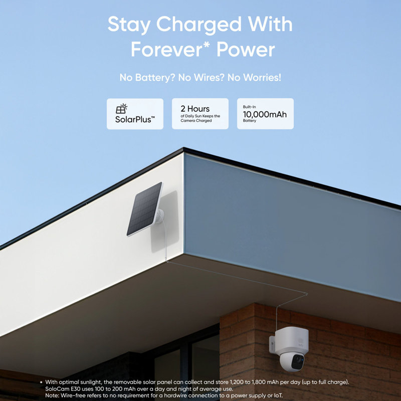SoloCam E30 Solar Powered Outdoor Security Camera