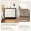 3 Drawer Dresser, 32" Wide Accent Chest