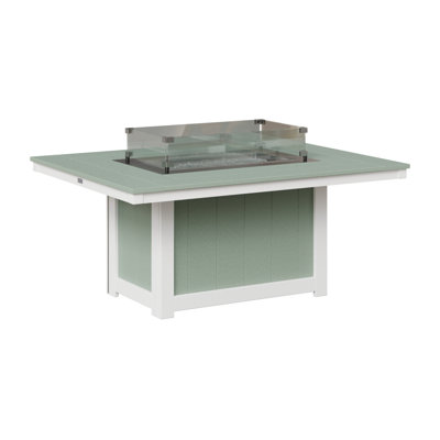 Berlin Gardens Donoma Rectangular Fire Pit Table