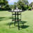 Haydn Square Glass Outdoor Bar Table-1557093485
