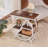 Zekira 25.59'' W 3-Shelf End Table-435017011-421814361