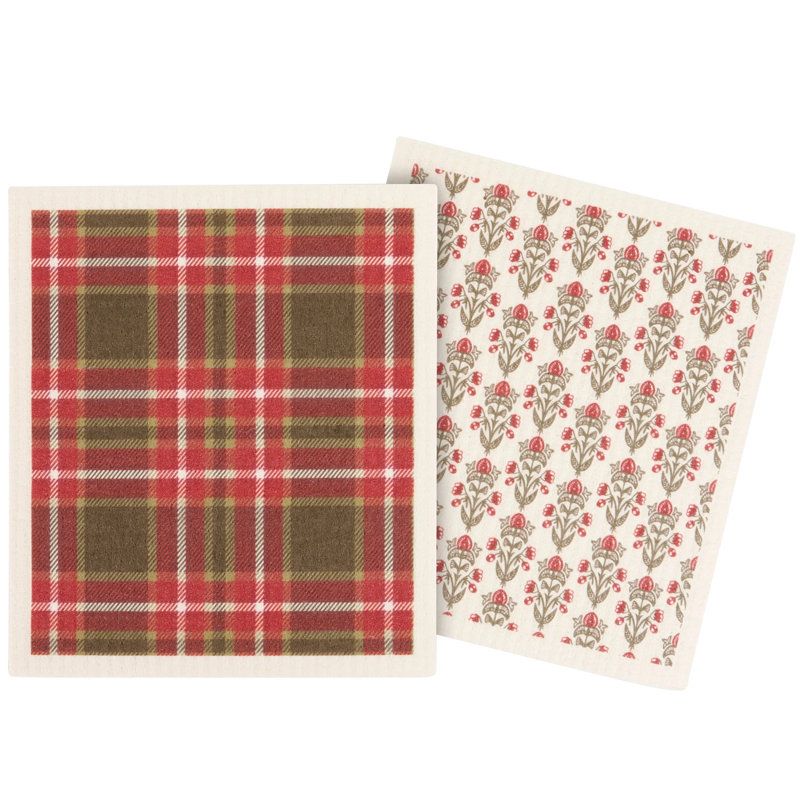  Ensemble de draps suédois rouge