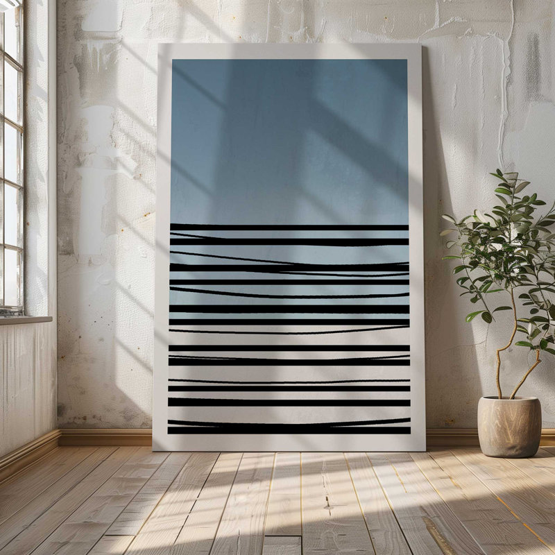 Twilight Stripes v2, grande impression sur toile, H 60 po x l 40 po