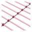 Lit superposé avec couchette METAL - rose-118678343