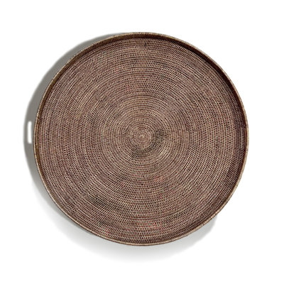 Plateau rond avec poignée