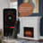 Modern Ember Augustine Mantel Package with 28" Electric Fireplace - Alexa & Google Asst Compatible-96920590