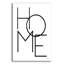  «Home» par Susan Ball, art mural en verre acrylique, 16 po x 24 po-1492259951