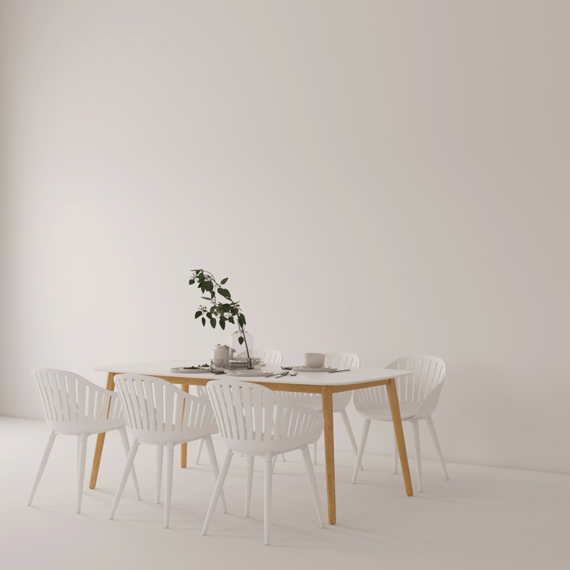 Heder 6 - Person Four Leg Dining Set