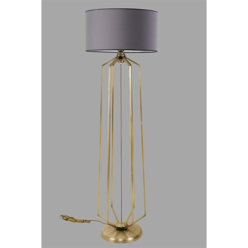 Cian 153cm Traditional Floor Lamp, Anthracite