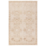 Vibe by Bungalow Rose Afshari Medallion Machine Washable Tan/Cream Area Rug