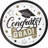 Creative Converting Glamorous "Congrats Grad" Black and Gold Graduation Paper Plates, 24 ct