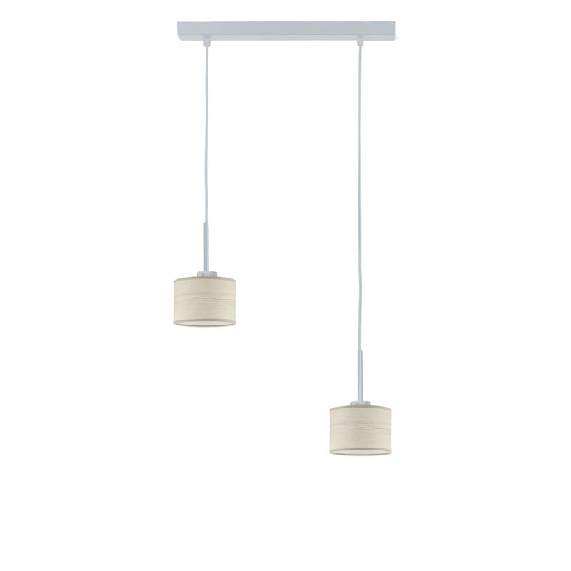Graycelyn 2 - Light Kitchen Island Pendant, Silver, Beige