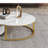 Modern Simple Nesting Rock Slab Coffee Table Set