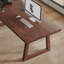 Bureau rectangulaire en bois massif brun noisette-1741027982