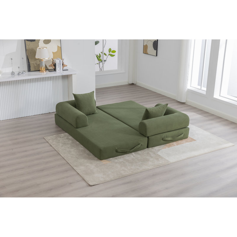 Canapé pliable et compressible, Vert