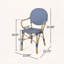 Ensemble de 2 chaises bistro françaises - structure en aluminium, rotin PE, résistant à la rouille et léger pour patio