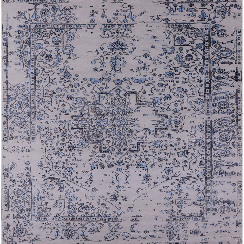 Huitt Oriental Indoor Rug, Square 6'