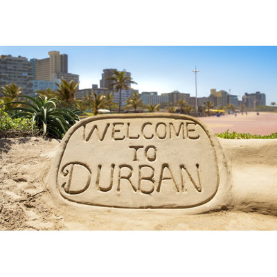 Perezville Durban Sand Sculpture by Filrom - Wrapped Canvas Print