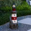 Tryphosa Resin Solar House Water Fountain with LED Light