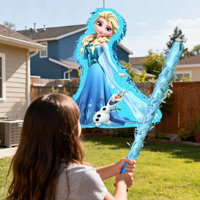 4 Pcs Elsa Princess Pinata, Elsa Princess Pinatas Bundle
