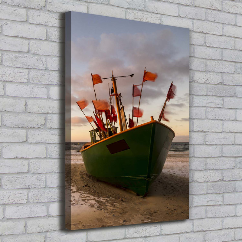 Fishing Boat - Wrapped Canvas Print